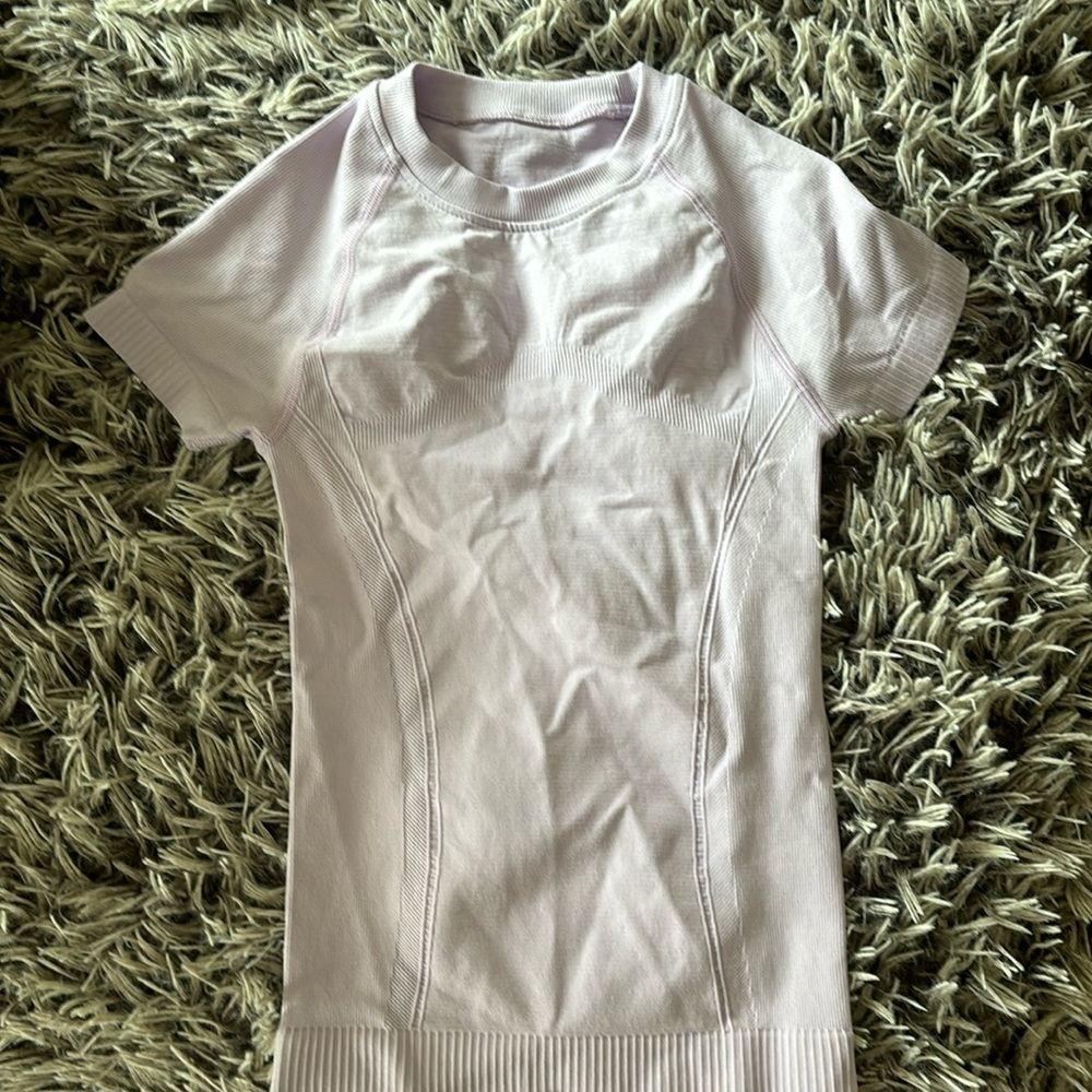 Lavendar Athletic Fitted Shirt